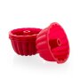 Coolinato Silikon Dessert Backformen Set 4tlg. ROT, inkl. Rezepte
