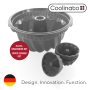 Coolinato 5pc silicone baking mould, Gugelhupf, GREY