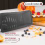 Coolinato 5pc silicone loafpan baking mould, GREY