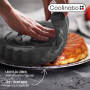 Coolinato 5pc silicone baking mould, tartes, GREY