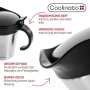 Coolinato steel gravy jug, 400ml