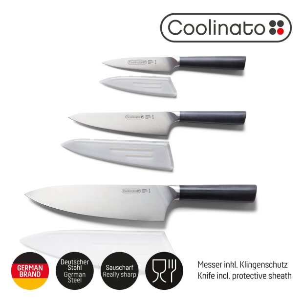 Coolinato Set 3tlg Profi Küchen Messer