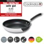 Coolinato skillet 28cm stainless steell – coated