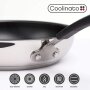 Coolinato 3pc pan set (20cm,24,cm,28cm), stainless-steel, coated