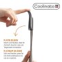Coolinato 2pc silicone cooking spoon set, stainless steel