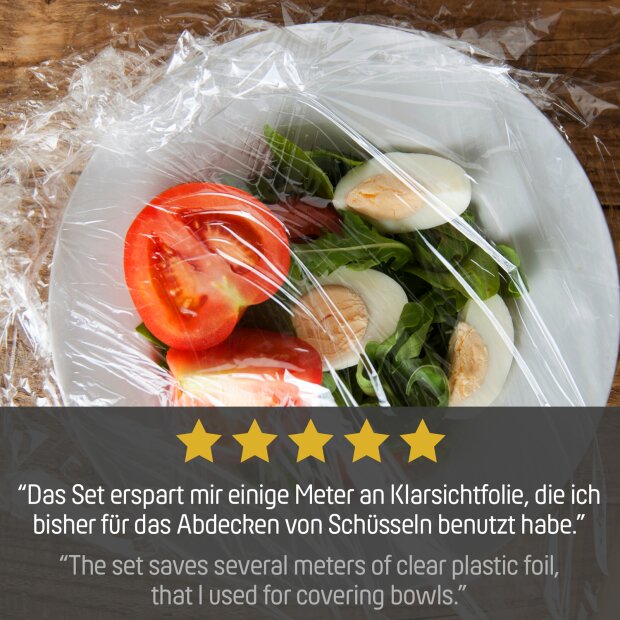 Coolinato Set 3tlg Silikon Frischhaltedeckel